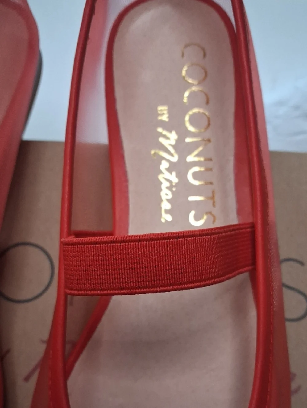 Coconuts by Matisse Red Bow Ballet Flats - Picture 3 of 7